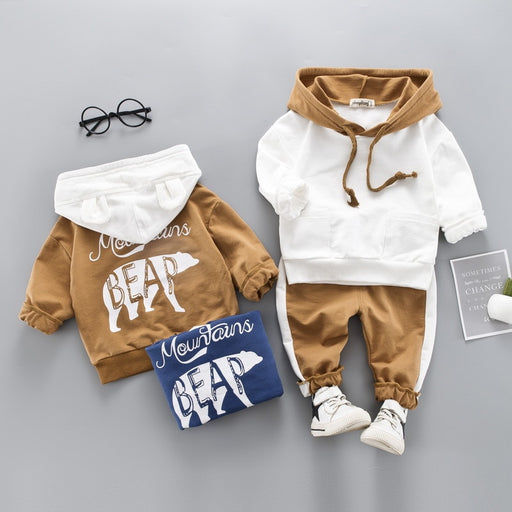 Hooded+Pant Outfit Kids Clothes